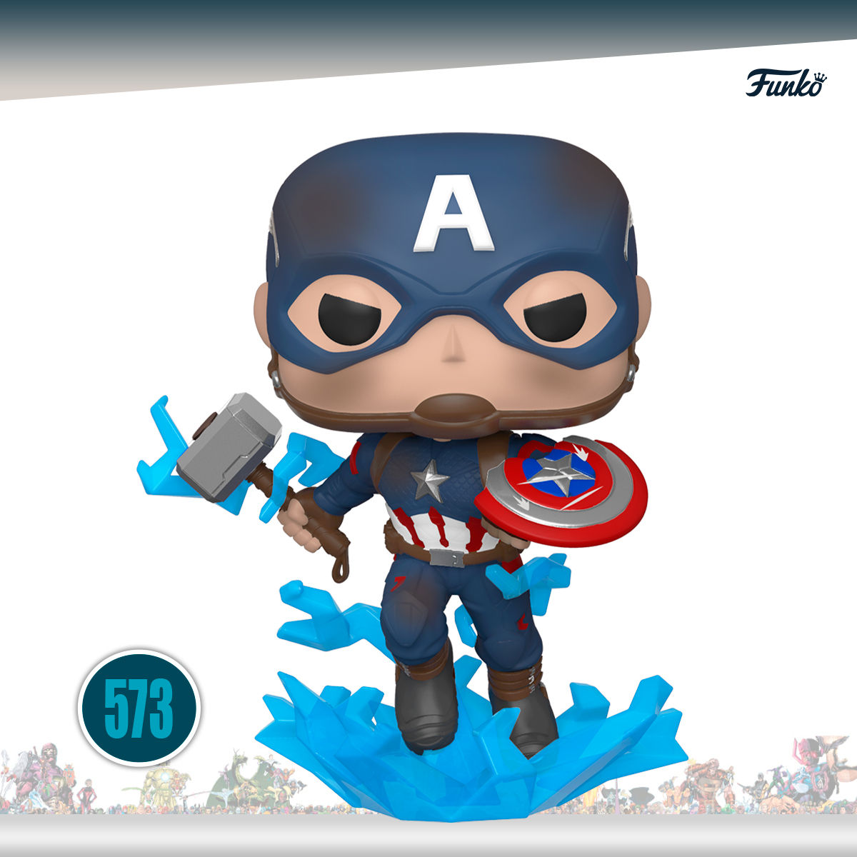 Wallpaper #36VyOJMBVBiSkHCa6I2W31 Funko Pop Capitan America Con Martillo 573 Avengers Endgame Funko