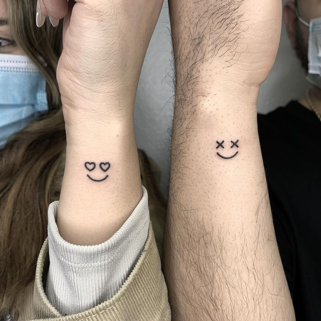 Wallpaper #_DF3NZMB5zzyi_yYnlbF176 25 Romantic Small Matching Tattoos for Couples Small Tattoos Ideas