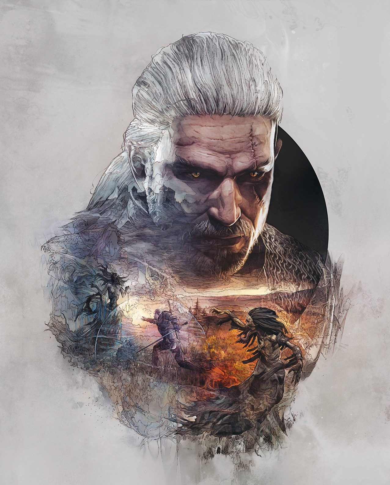 Wallpaper #efFtQ5MBLX2DcmSNLoVg215 Poster the Witcher 3 Wild Hunt Geralt De Riv