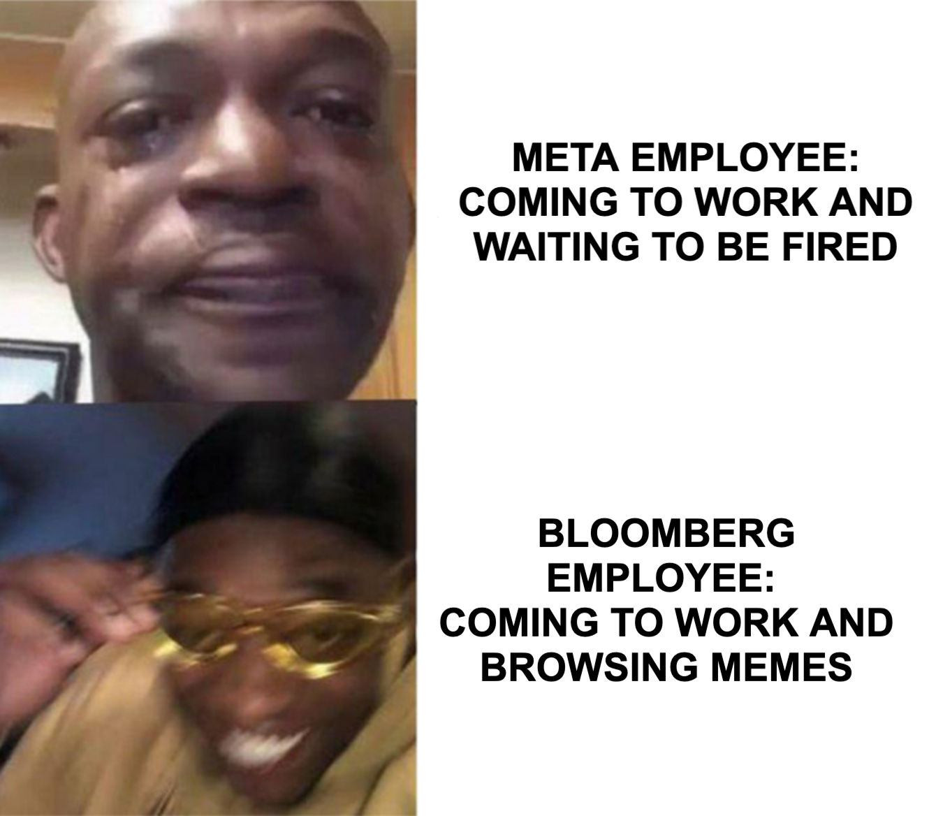 Wallpaper #__sJgpcBx-Hc5Y20GqxK170 Black Guy Crying and Black Guy Laughing Meme Generator Pinata Farms