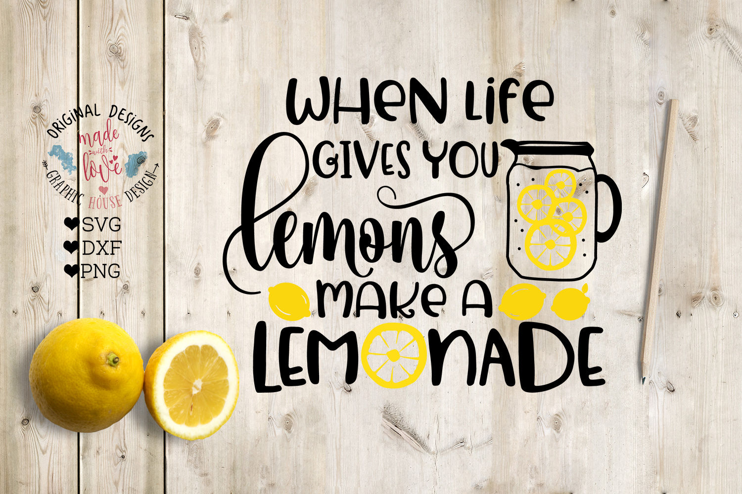 Wallpaper #02ewD5MBSpphPi3-Ae9s355 When Life Gives You Lemons Make a Lemonade Funny Cut File