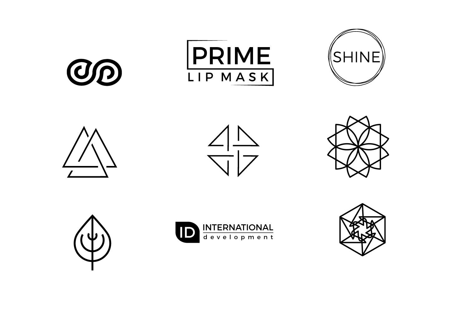 Wallpaper #QWeX9JIBSpphPi3-SXul270 25 Minimal Logos Bundle 10747 Logos Design Bundles