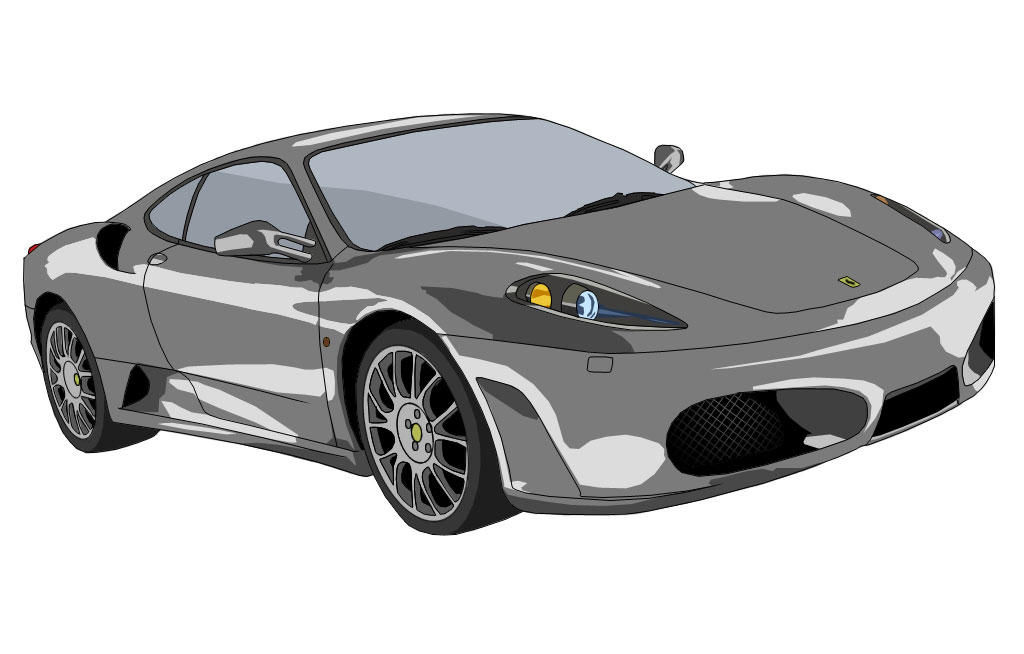 Wallpaper #WrjF3JIBJvJKYCmE7f2M34 Cartoon Ferrari F430 by Mrsoze on Deviantart