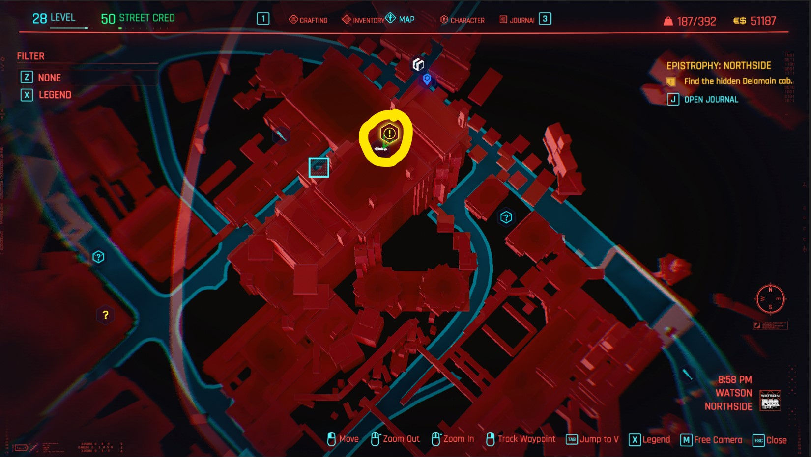 Wallpaper #VTuPbZcBSWmA-tzpio5P146 Cyberpunk 2077 Epistrophy Delamain Cab Map Locations Vrogueco