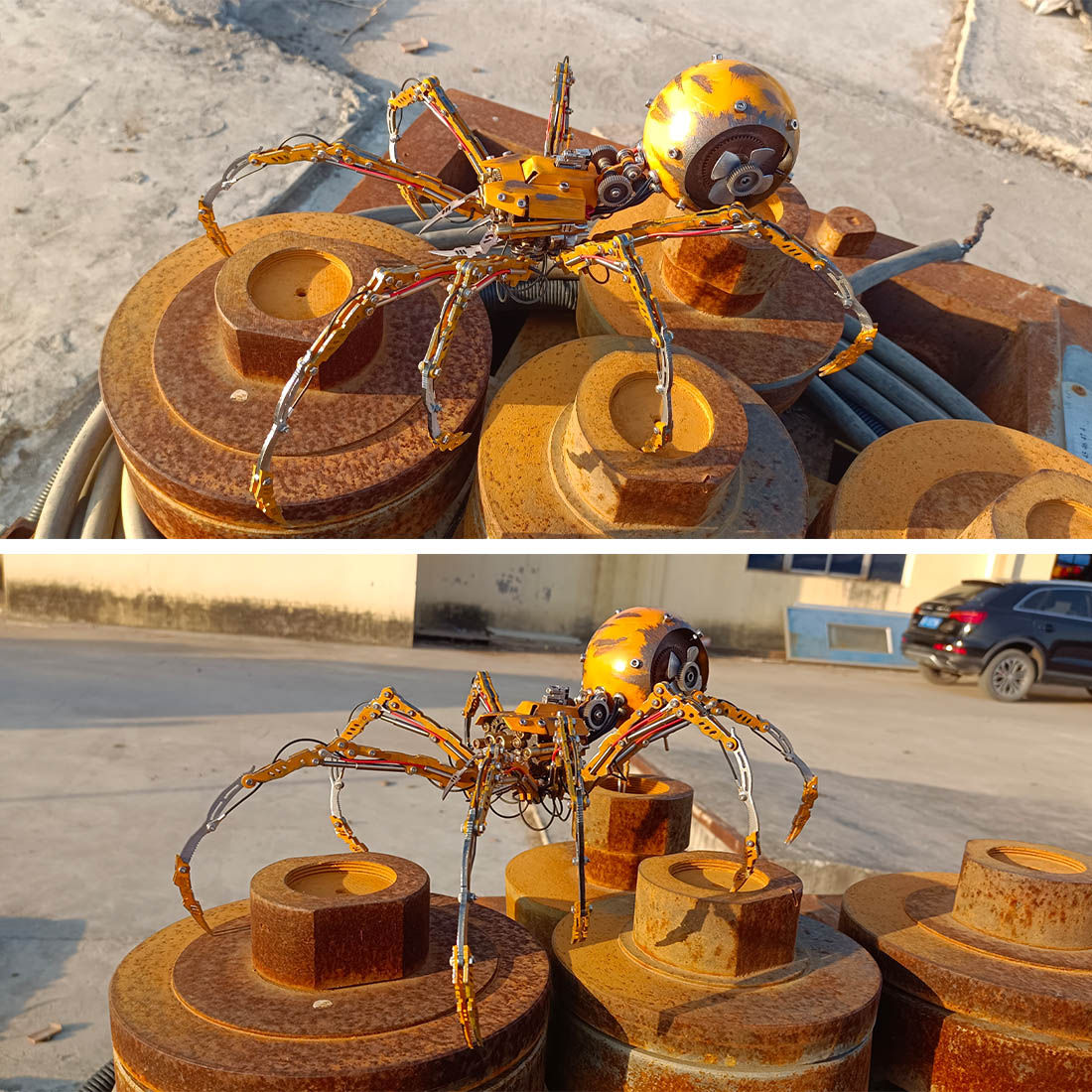Wallpaper #wmfS65IBSpphPi3-9k4K175 Post Apocalyptic Jumping Spider Spider 3D Metal Puzzle Kits Diy Desert