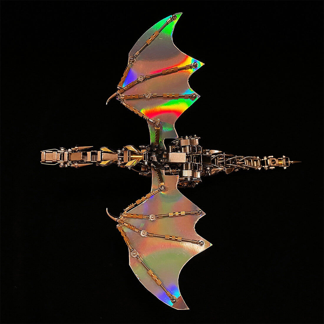 Wallpaper #MGh_F5MBSpphPi3-Ow_u293 Mechanical Steampunk Wyvern Dragon Diy 3D Metal Puzzle 600cs