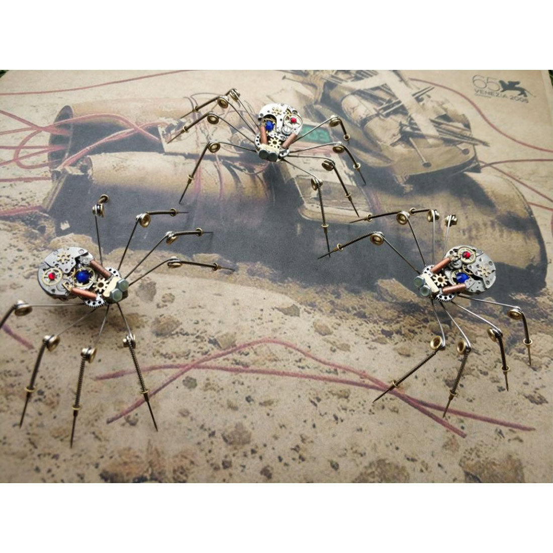 Wallpaper #MVgVNJMBzN9vxX348jvw232 Steampunk Eight Legged Spider Model