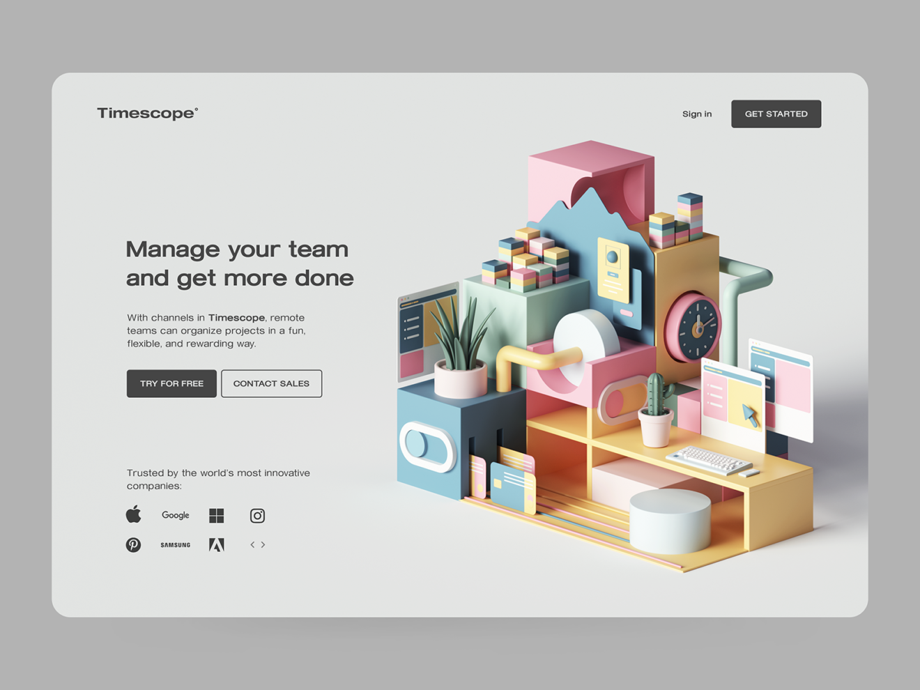 Wallpaper #_neoJ5MB-pgBXx60daZ0119 30 Inspiring Web Design Concepts with 3D Graphics Design4users