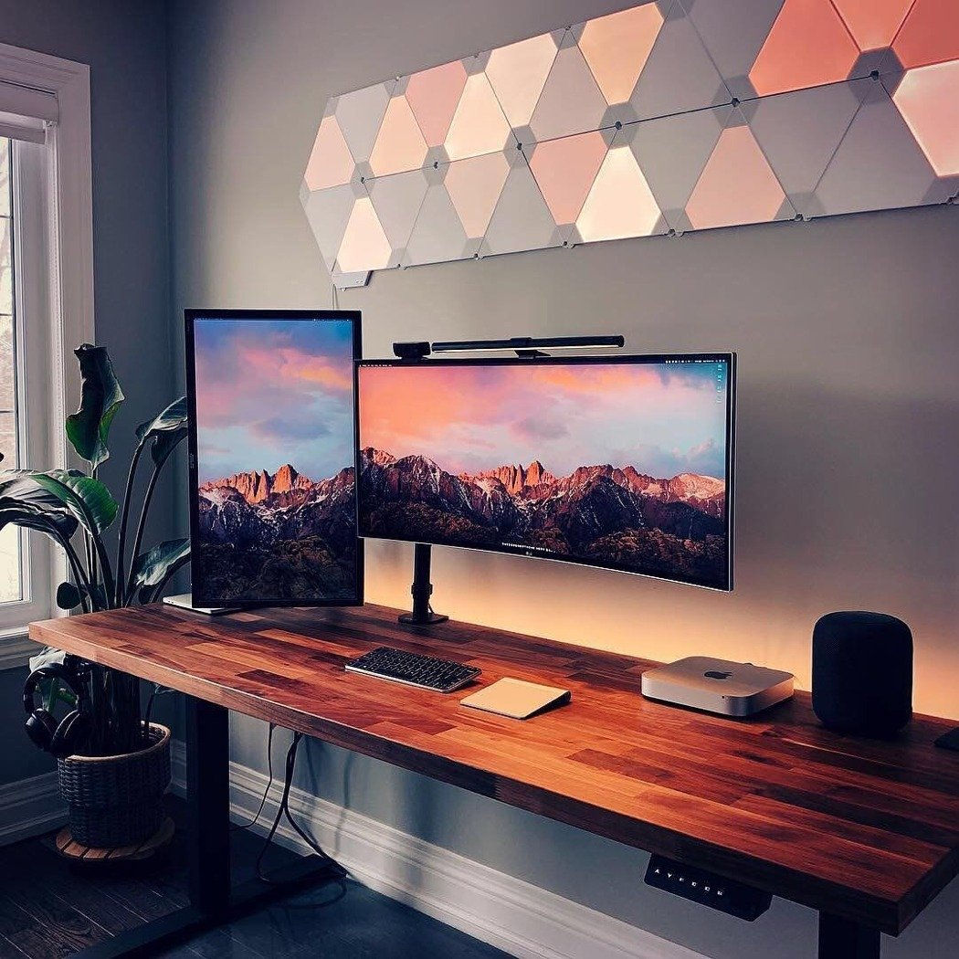 Wallpaper #9a764 21 Multi Monitor Computer Desk Setup Ideas for Tech Lovers