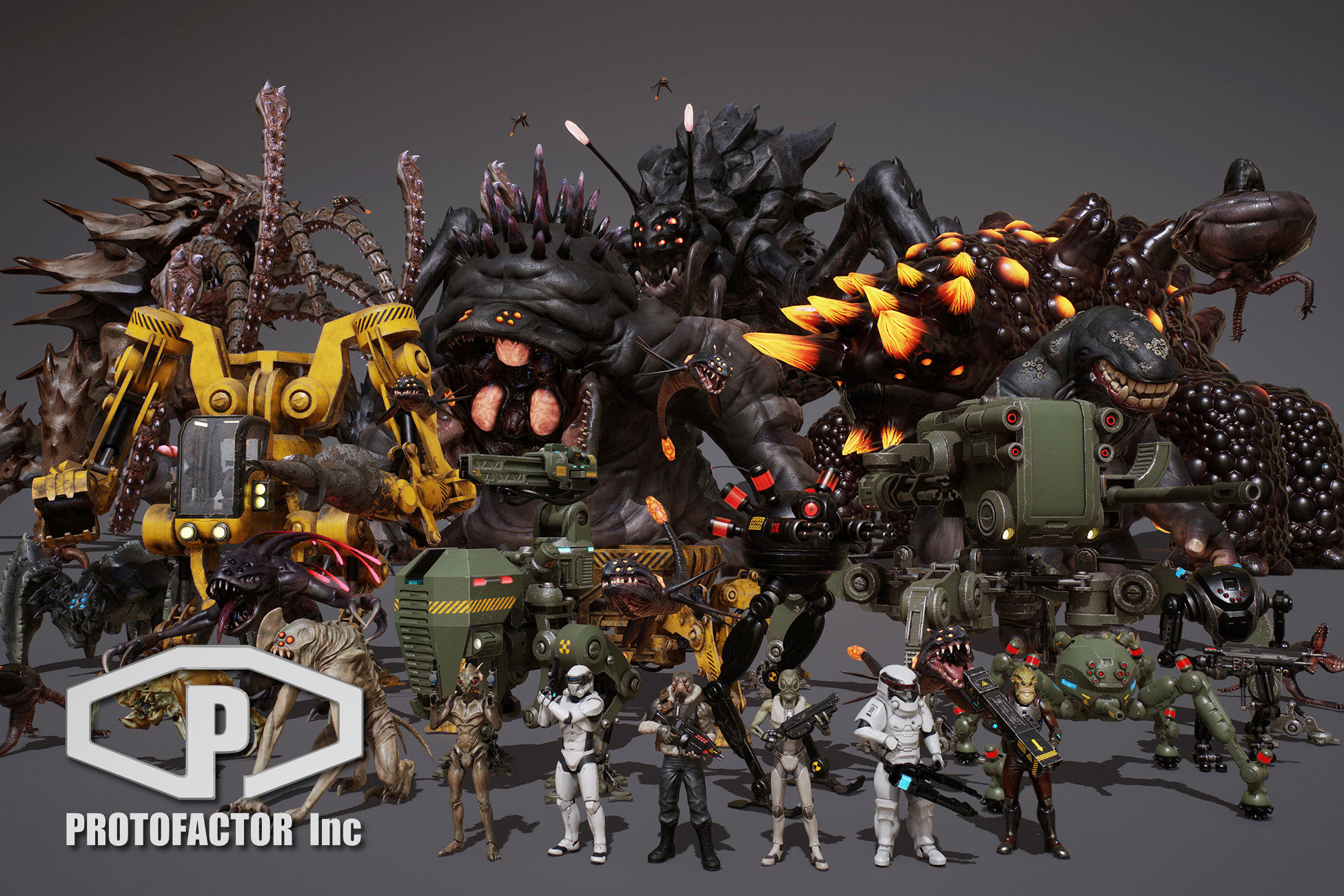 Wallpaper #6WgjJJMBSpphPi3-6Te2179 Sci Fi Characters Mega Pack Vol 2 3D Characters Unity Asset Store