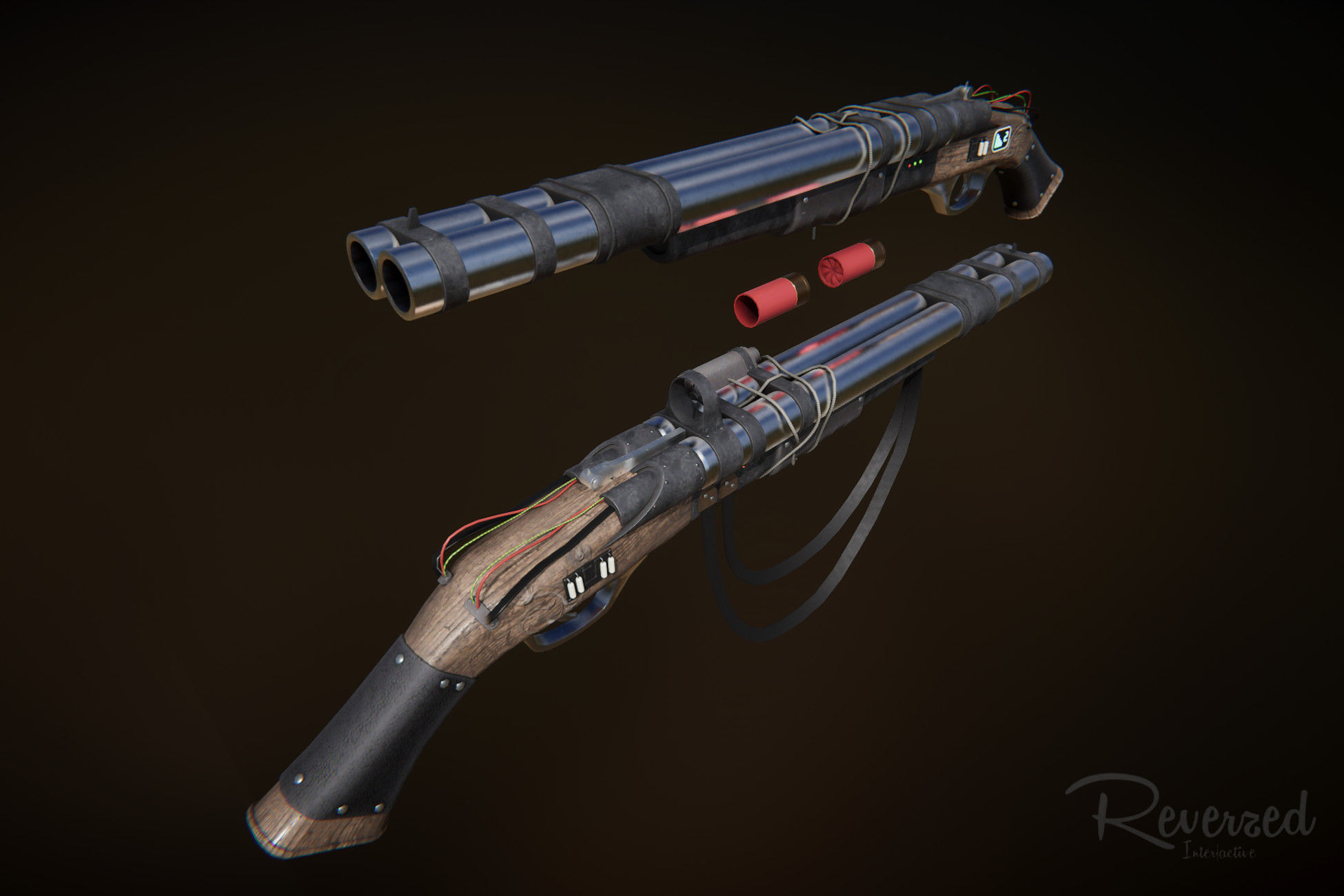 Wallpaper #QubWMpMBA7IOc3WmGhLe276 Cyberpunk Shotgun 3D Unity Asset Store