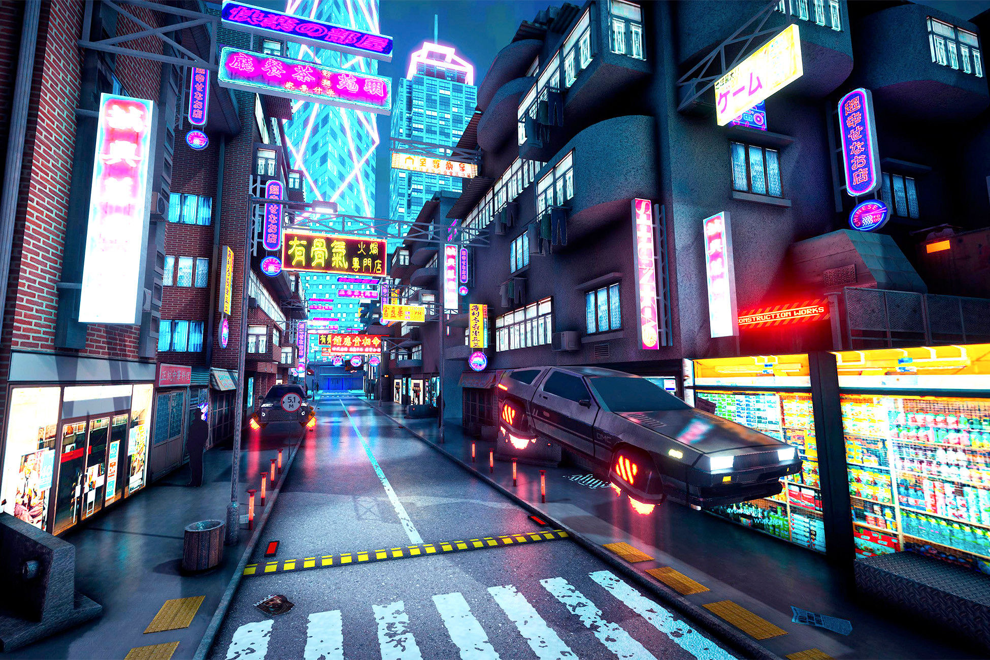 Wallpaper #TRlrAo8BtGB6xQ78BkoE12 Cyberpunk City Vr and Mobile 3D Environments Unity Asset Store