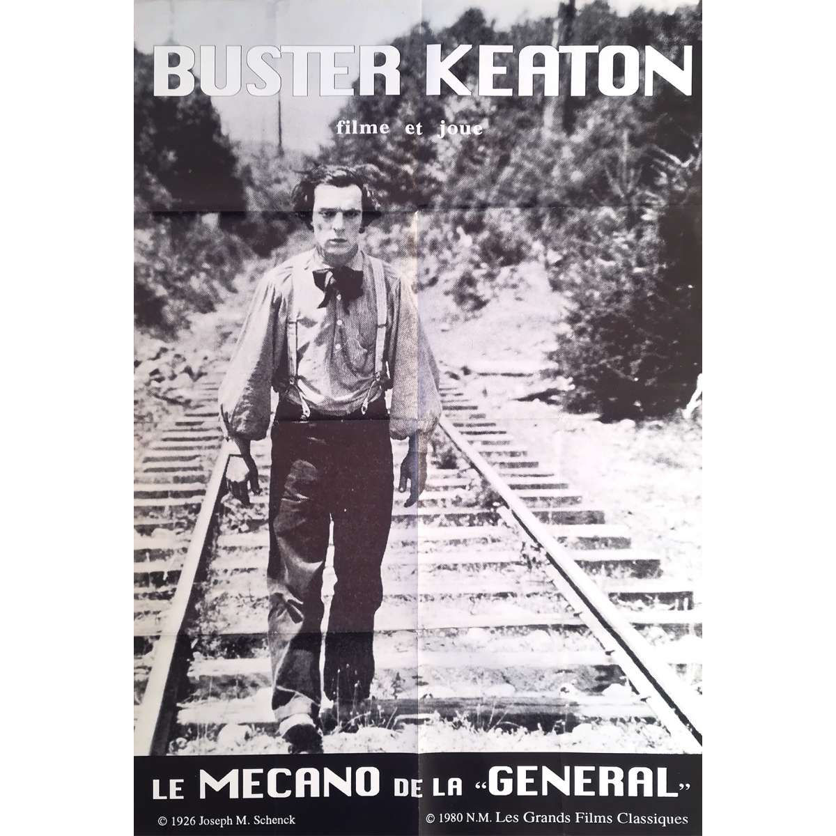 Wallpaper #JWen7ZIBSpphPi3-n1mk80 The General French Movie Poster 32x47 in R1970