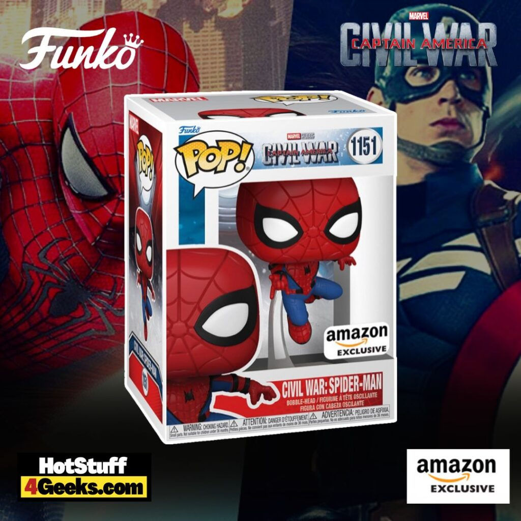 Wallpaper #_aV-OJMBVBiSkHCa5Y3h185 2023 New Civil War Build a Scene Spider Man Funko Pop