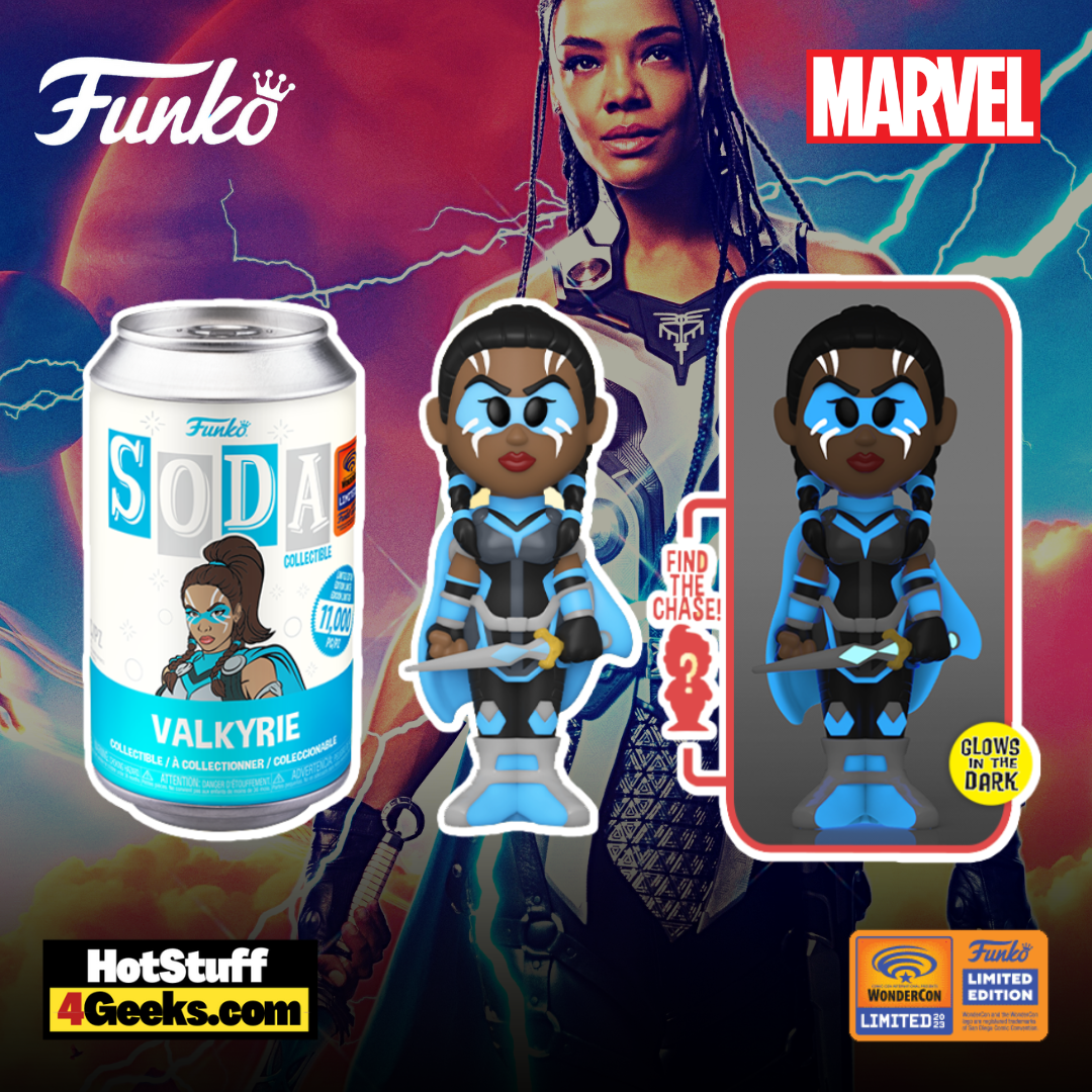 Wallpaper #5KV0OJMBVBiSkHCaSY0k273 Wondercon 2023 Valkyrie Funko Soda with Glow Gitd Chase