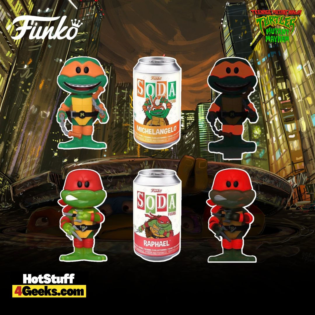 Wallpaper #5KV0OJMBVBiSkHCaSY0k388 2023 New Tmnt Mutant Mayhem Funko Sodas Unveiled