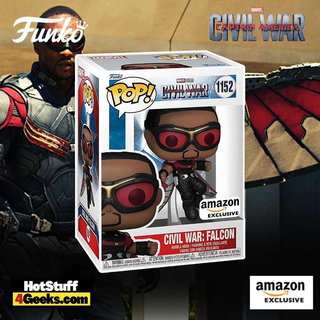 Wallpaper #_aV-OJMBVBiSkHCa5Y3h231 2023 New Civil War Build a Scene Falcon Funko Pop