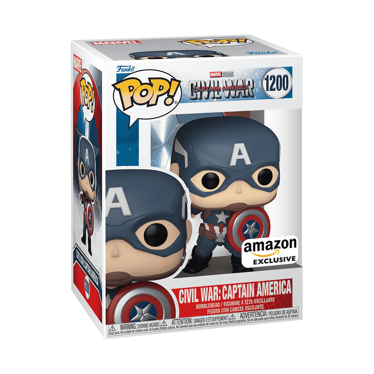 Wallpaper #36VyOJMBVBiSkHCa6I2W13 Buy Pop Civil War Captain America at Funko