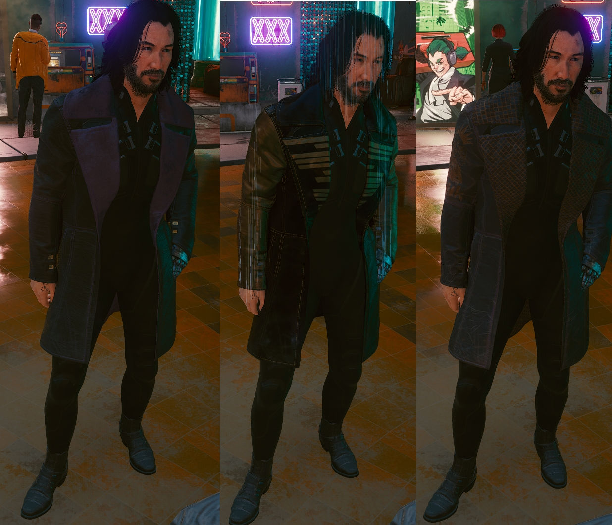 Wallpaper #PUXNk44B7YBJg1BVdZ8J9 Johnnys Trench Coat Cyberpunk 2077 Mods