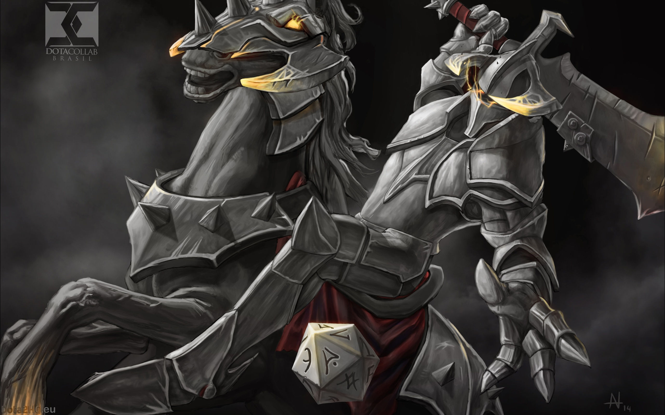 Wallpaper #5XfXJ5MB-pgBXx60OqfB333 Chaos Knight Loading Screen Archaon Everchosen Dota 2 Game