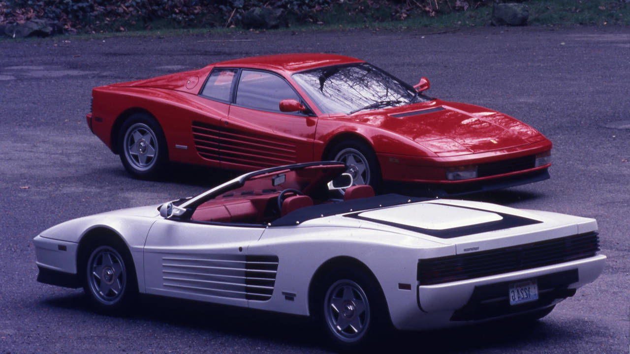 Wallpaper #OrhB2JIBJvJKYCmEQudV465 Double Header Convertible Ferrari Testarossas Sept 1987 Rt Archives