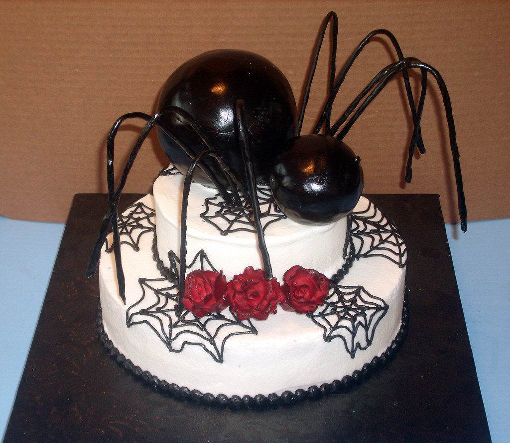 Wallpaper #XPTBOZMBKFX8bn3rFHcU157 Elegant Halloween Spider Cake This is for a Group of Gals Flickr