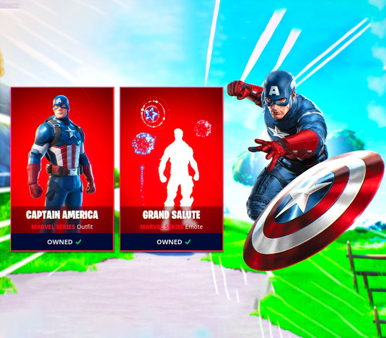 Wallpaper #vXQxwo4B_8f4nGFaWG6c12 Captain America Arrives in Fortnite Epic Games Gives Us a First Look