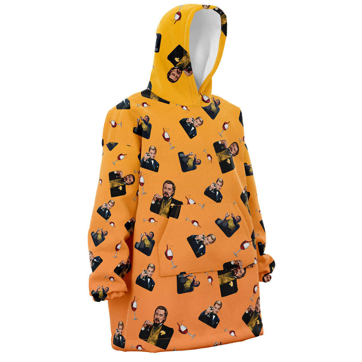 Wallpaper #GGcJ7ZIBSpphPi3-z1bZ229 Leonardo Dicaprio Meme Pattern Snug Oversized Blanket Hoodie Anime Ape