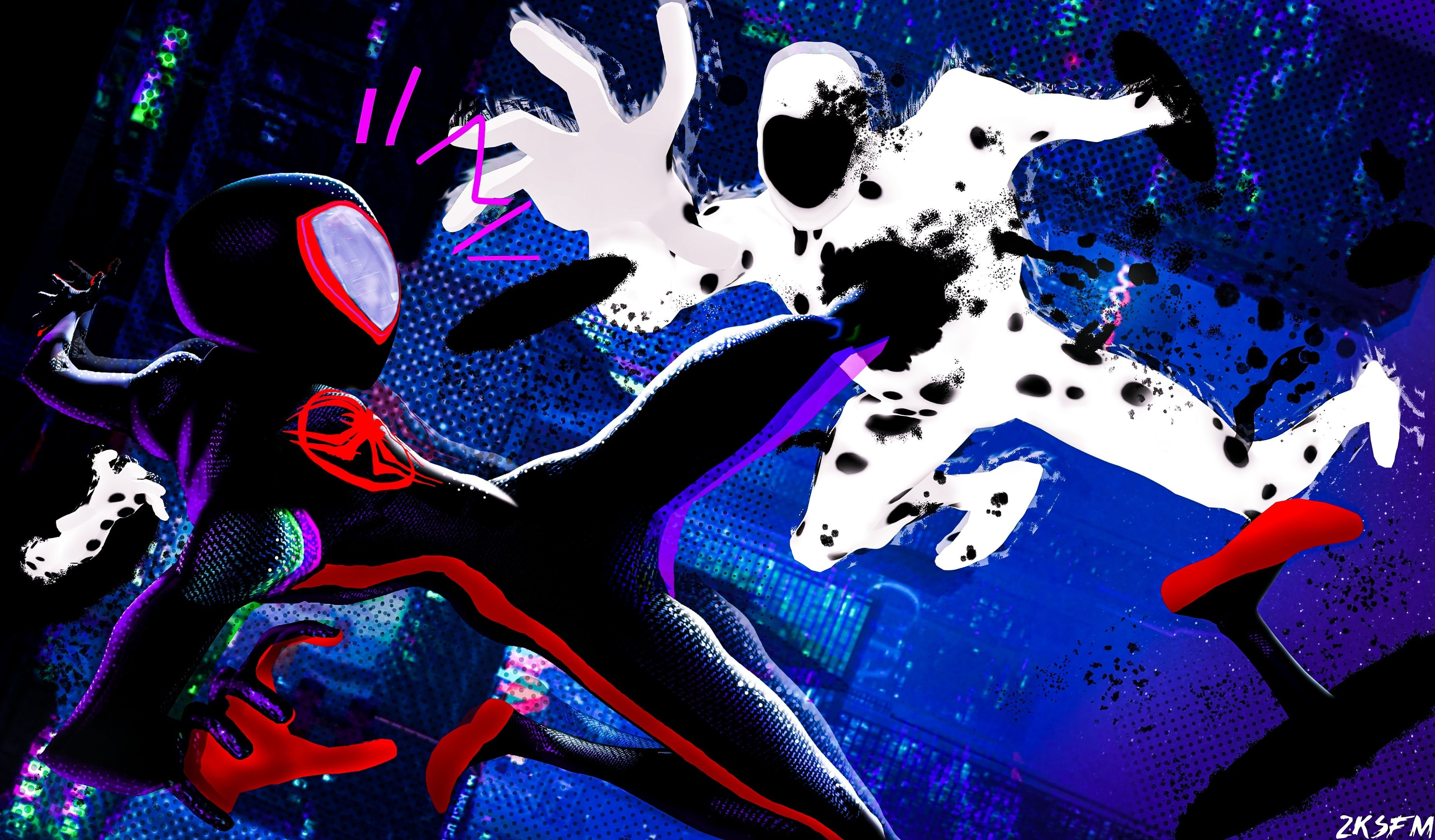 Wallpaper #wEDgL5MBJhL2WPbaU77v142 Spot Spider Verse vs Slenderman 2018 Battles Comic Vine