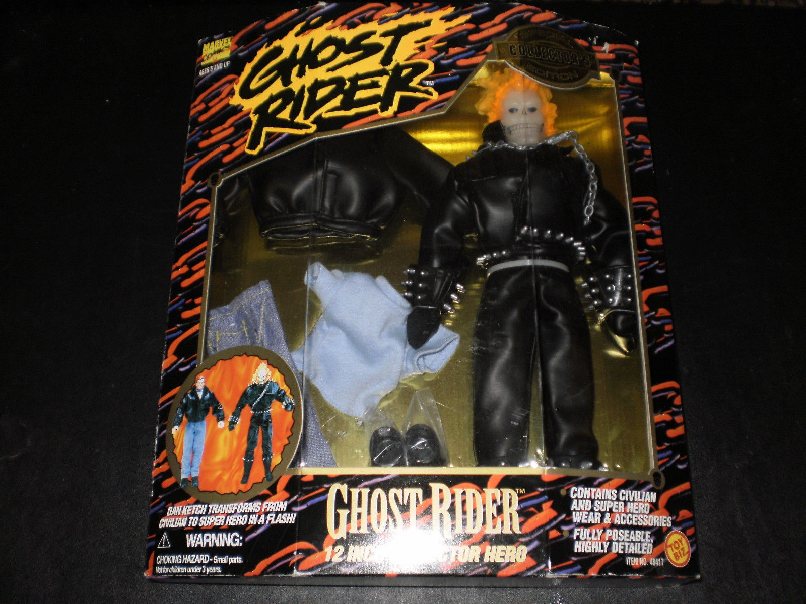 Wallpaper #g_TPOpMBKFX8bn3rq3n_138 Marvel Ghost Rider 12 Special Collectors Edition Toy Biz Off Topic