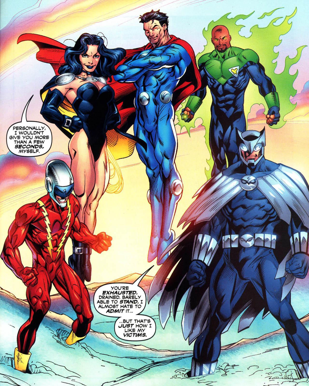 Wallpaper #Smfn_pIBSpphPi3-rKFD283 Squadron Supremes vs Squadron Sinister vs Jla vs Crime Syndicates
