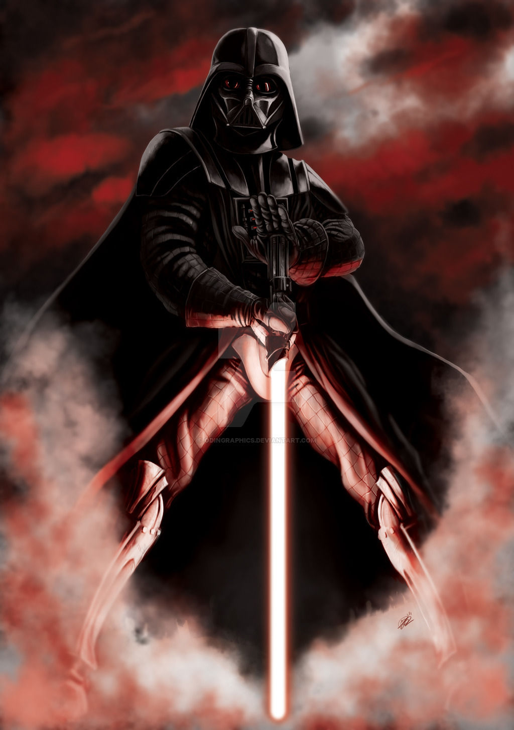 Wallpaper #J2cfA5MBSpphPi3-BbLr9 Canon Darth Vader vs MCU Iron Man Battles Comic Vine