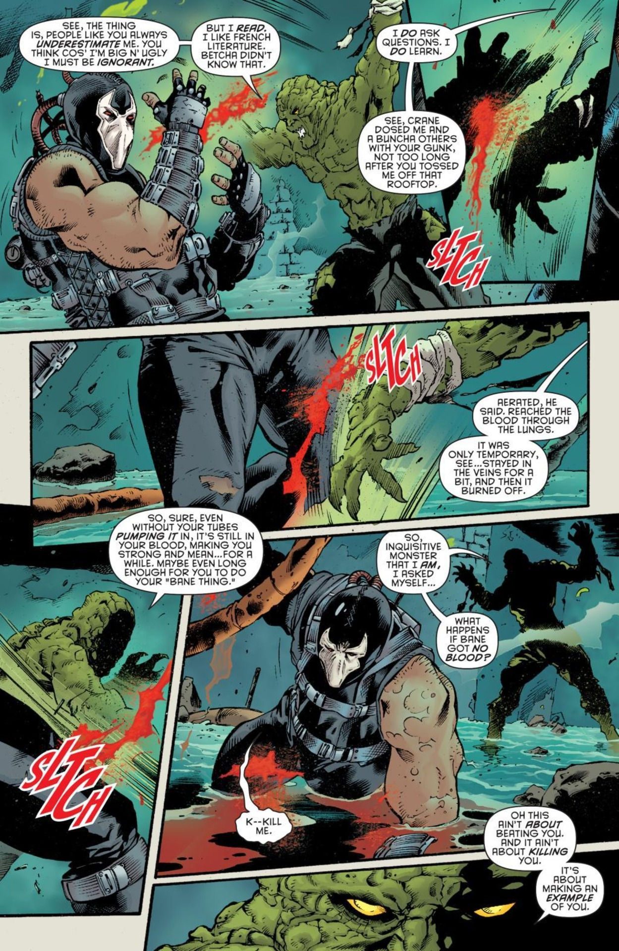 Wallpaper #EWeA_ZIBSpphPi3-TZzy59 Killer Croc vs Bane Battles Comic Vine