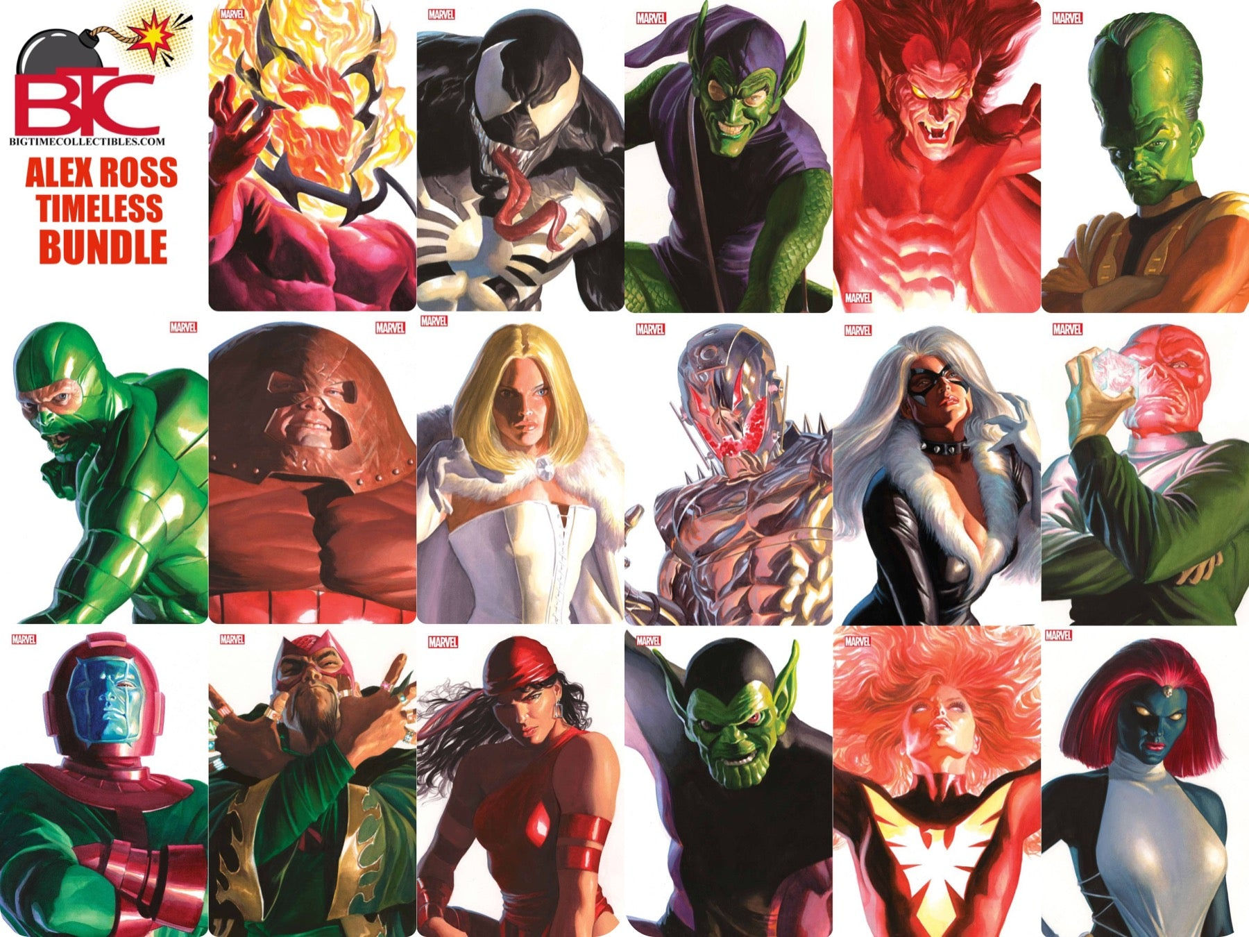 Wallpaper #6mgpH5MBSpphPi3-WCp1262 03292023 Alex Ross Timeless Virgin Variant 17 Pack Bundle Deal 1