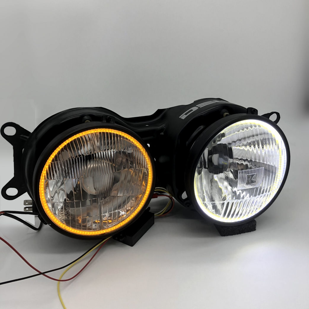 Wallpaper #ZWeR_5IBSpphPi3-AaN-125 Classic 5 34 Amber Halo Hilo LED Headlight Kit