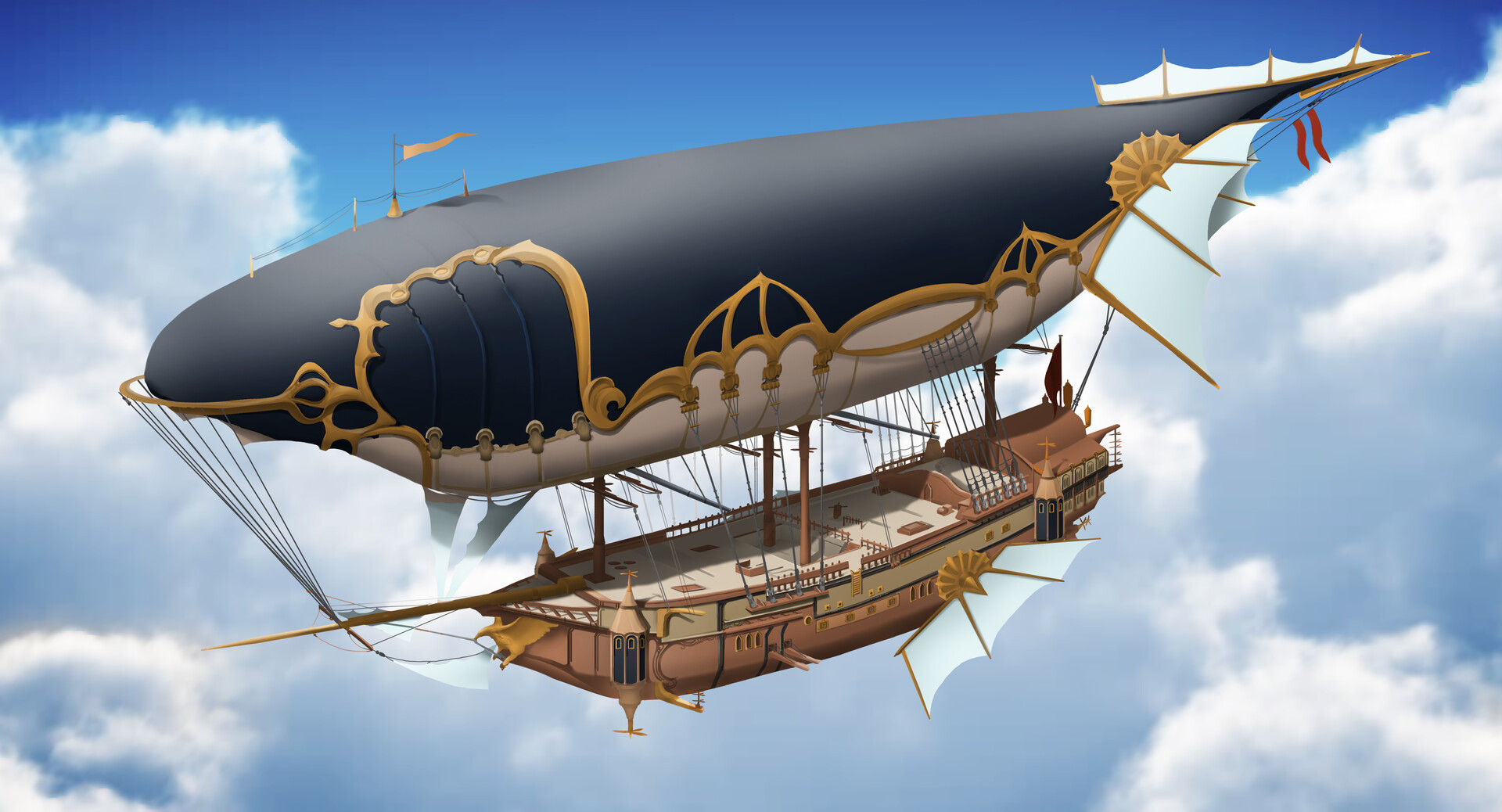 Wallpaper #YWfx8JIBSpphPi3-EGk4279 Physics Biggest Possible Steampunk Airship Worldbuilding Stack