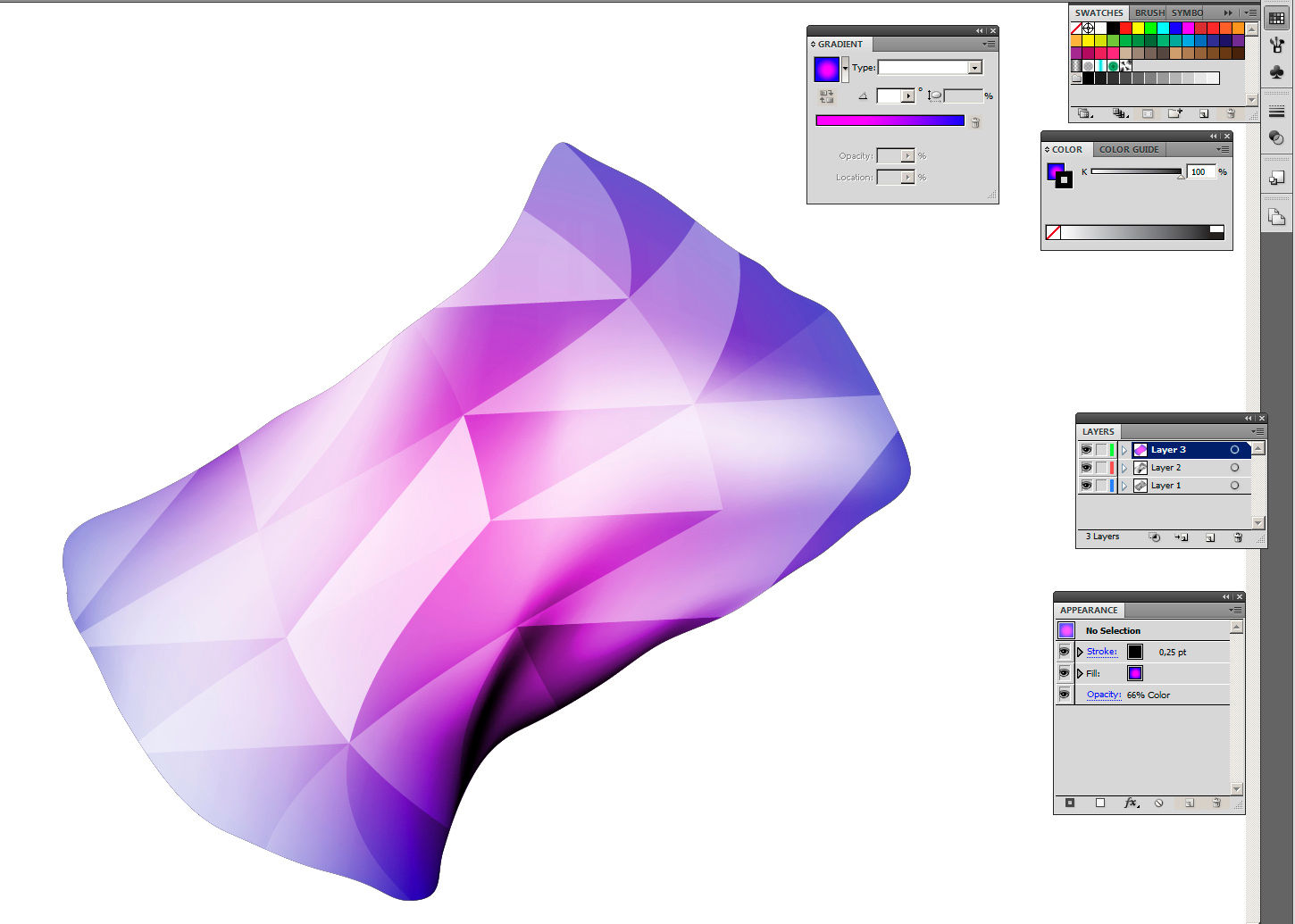 Wallpaper #_bix25IBJvJKYCmEN_fQ251 Adobe Photoshop How is It Possible to Make Gradient Triangles in
