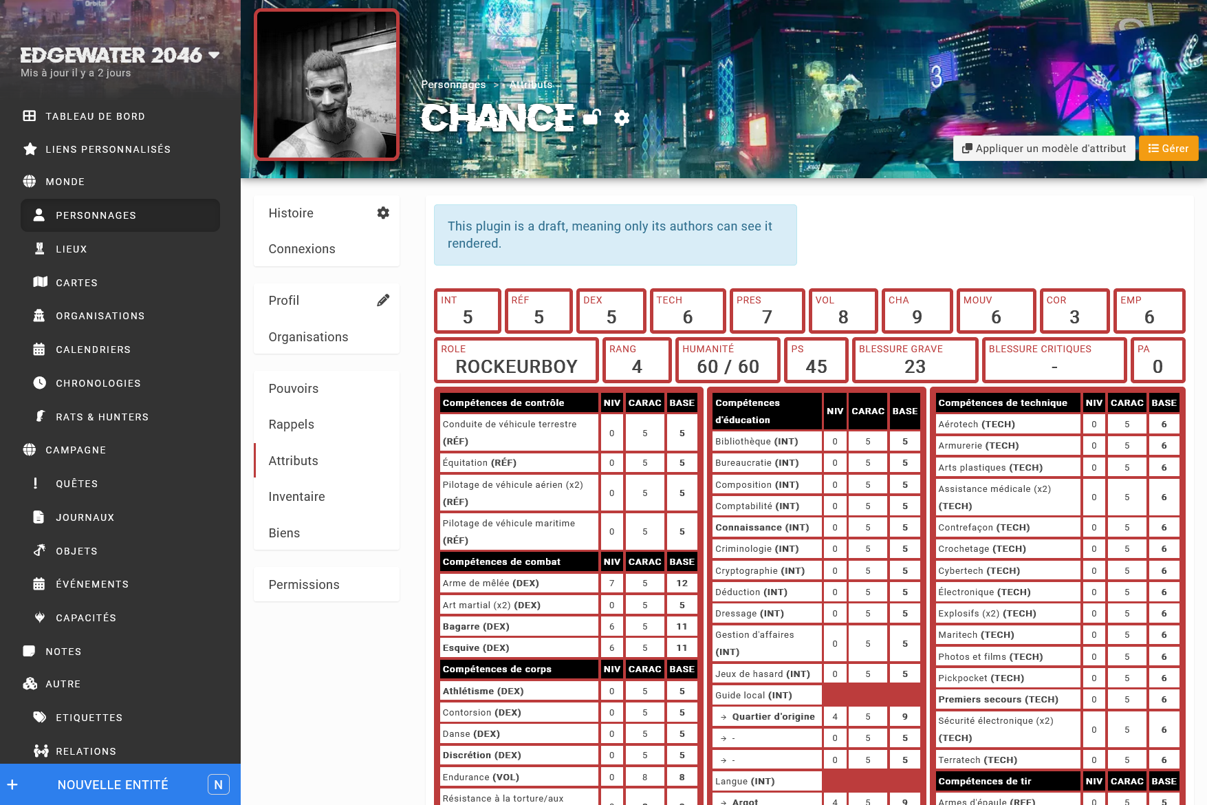 Wallpaper #bmjXIZMBSpphPi3-3TEY30 Cyberpunk Red Character Sheet Fr Kanka Marketplace