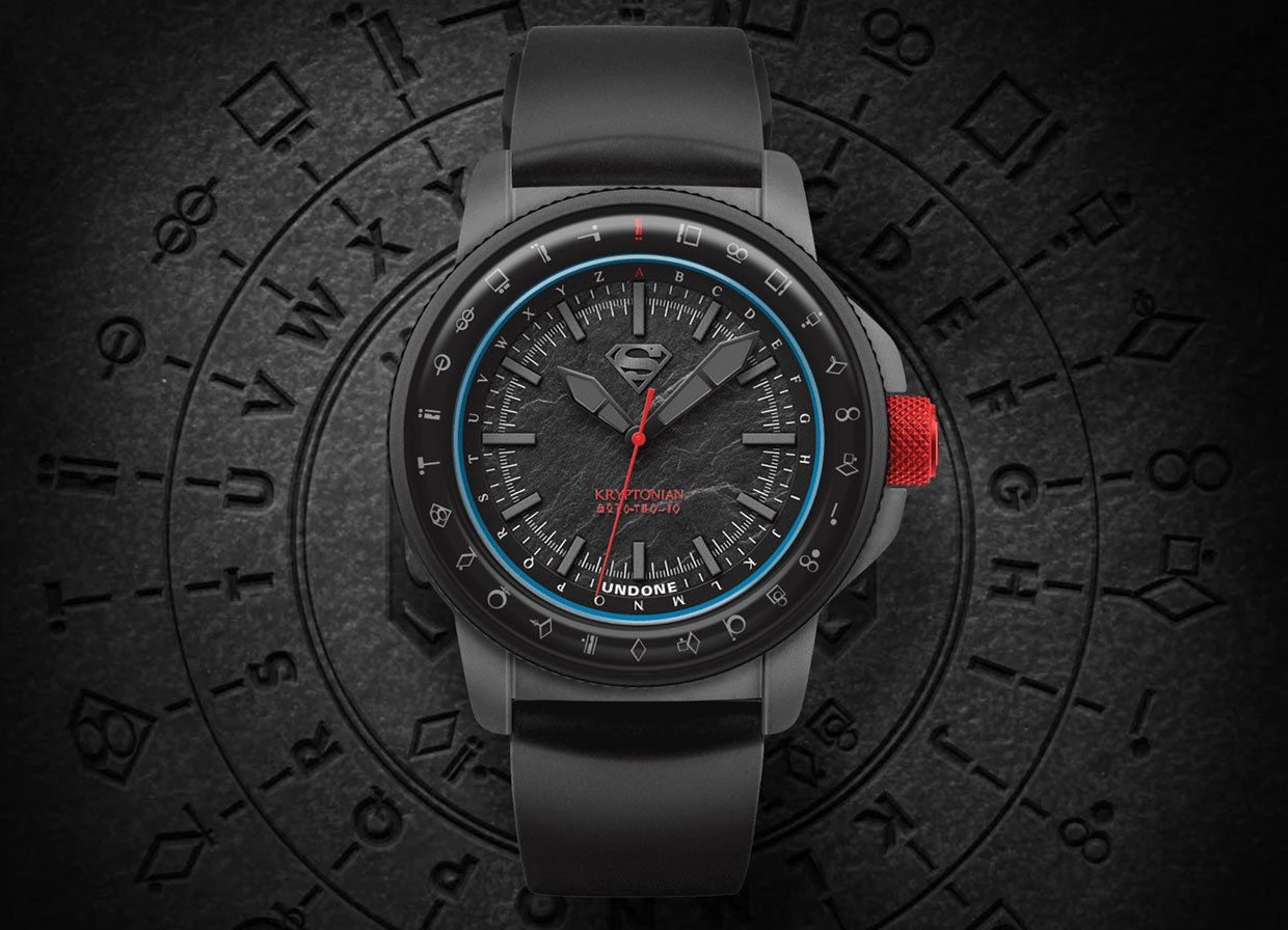 Wallpaper #wWh_I5MBSpphPi3-JTVO139 Undones Superman Watch Has a Secret Message Decoder Dial