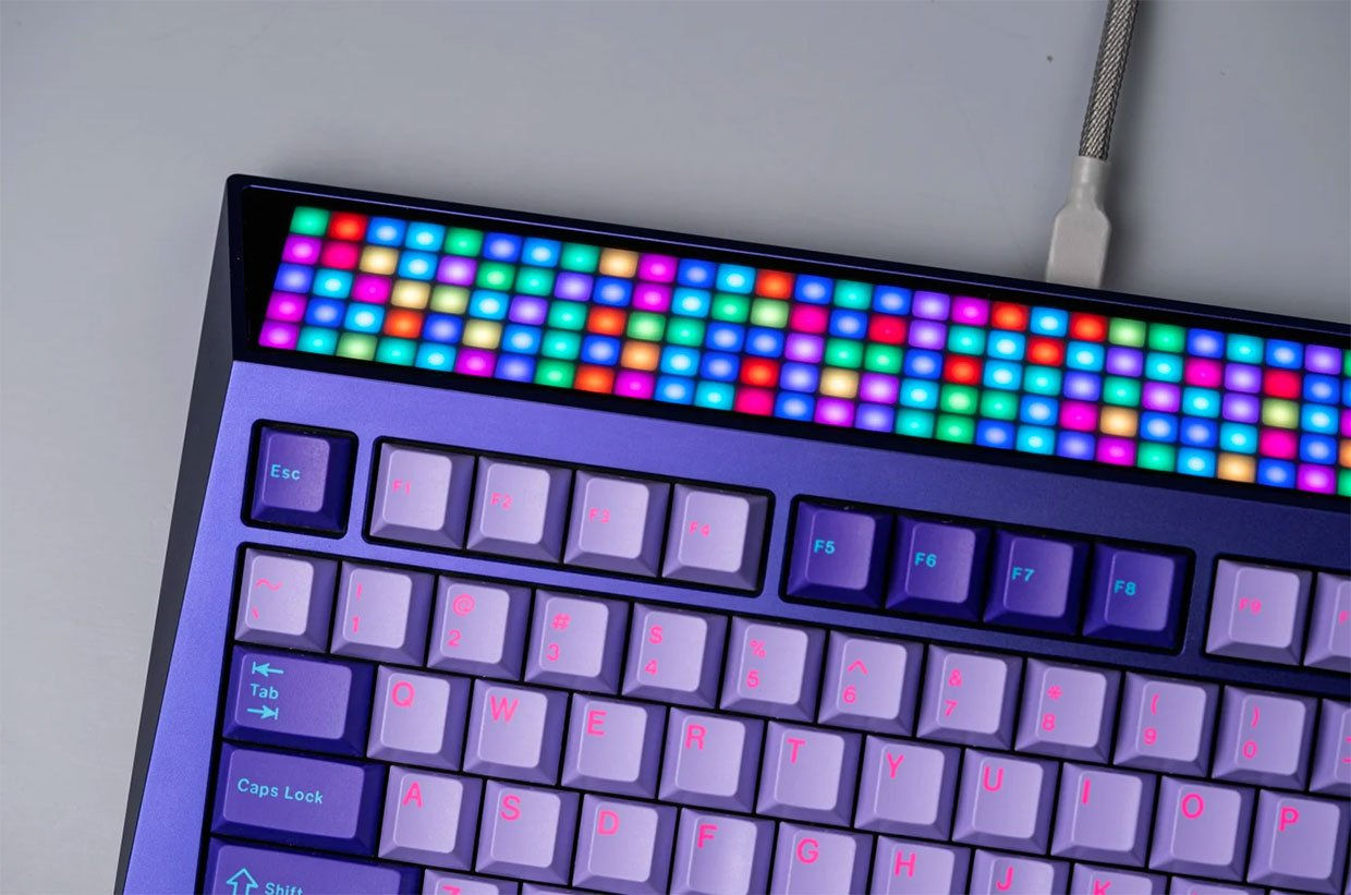 Wallpaper #I6WROJMBVBiSkHCaw4401 The Cyberboard is an Awesome Cyberpunk LED Keyboard Inspired by Teslas