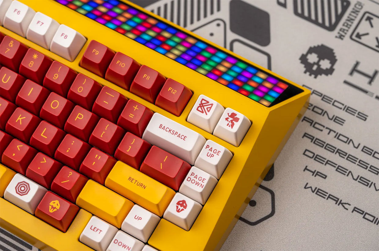 Wallpaper #I6WROJMBVBiSkHCaw44056 The Cyberboard is an Awesome Cyberpunk LED Keyboard Inspired by Teslas