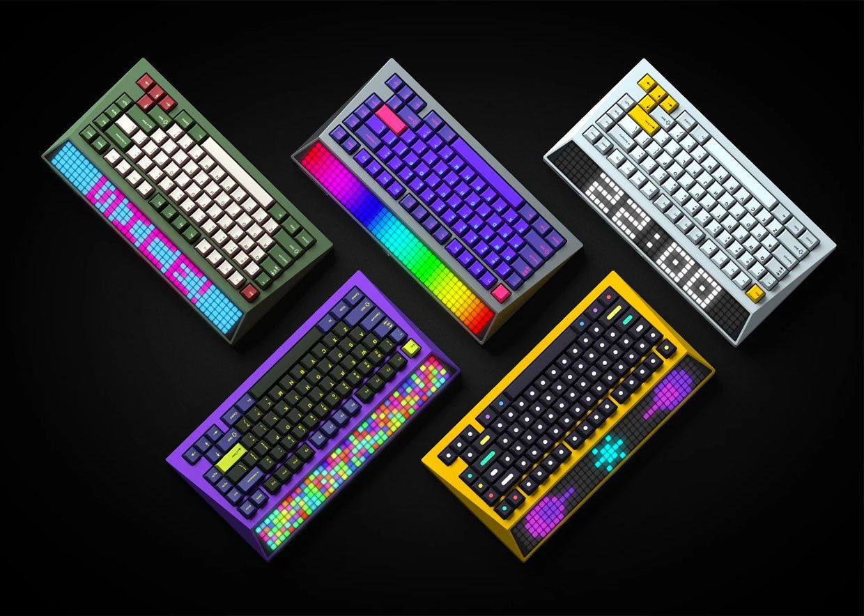 Wallpaper #I6WROJMBVBiSkHCaw4403 The Cyberboard is an Awesome Cyberpunk LED Keyboard Inspired by Teslas