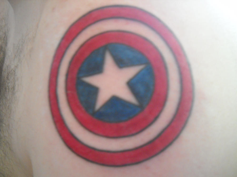 Wallpaper #P5zO4JIBZHQxiYarB7hG132 Captain Americas Shield Tattoo by Digmana on Deviantart