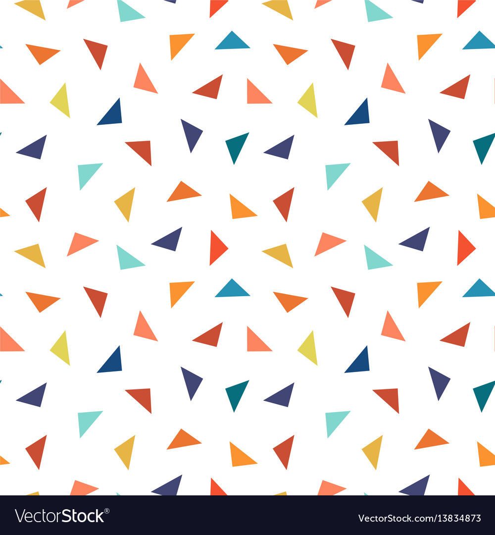 Wallpaper #_bix25IBJvJKYCmEN_fQ182 Colorful Geometric Seamless Pattern with Triangles