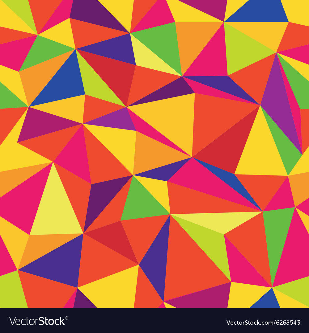 Wallpaper #_bix25IBJvJKYCmEN_fQ195 Colorful Triangle Seamless Pattern Royalty Free Vector Image