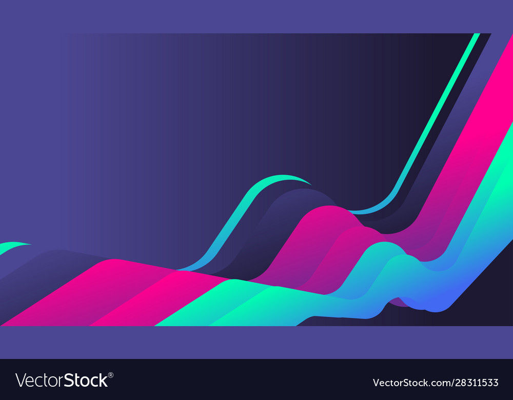 Wallpaper #U7gq25IBJvJKYCmEGfWT389 Modern Cool Shape Neon Glow Gradient Background Vector Image