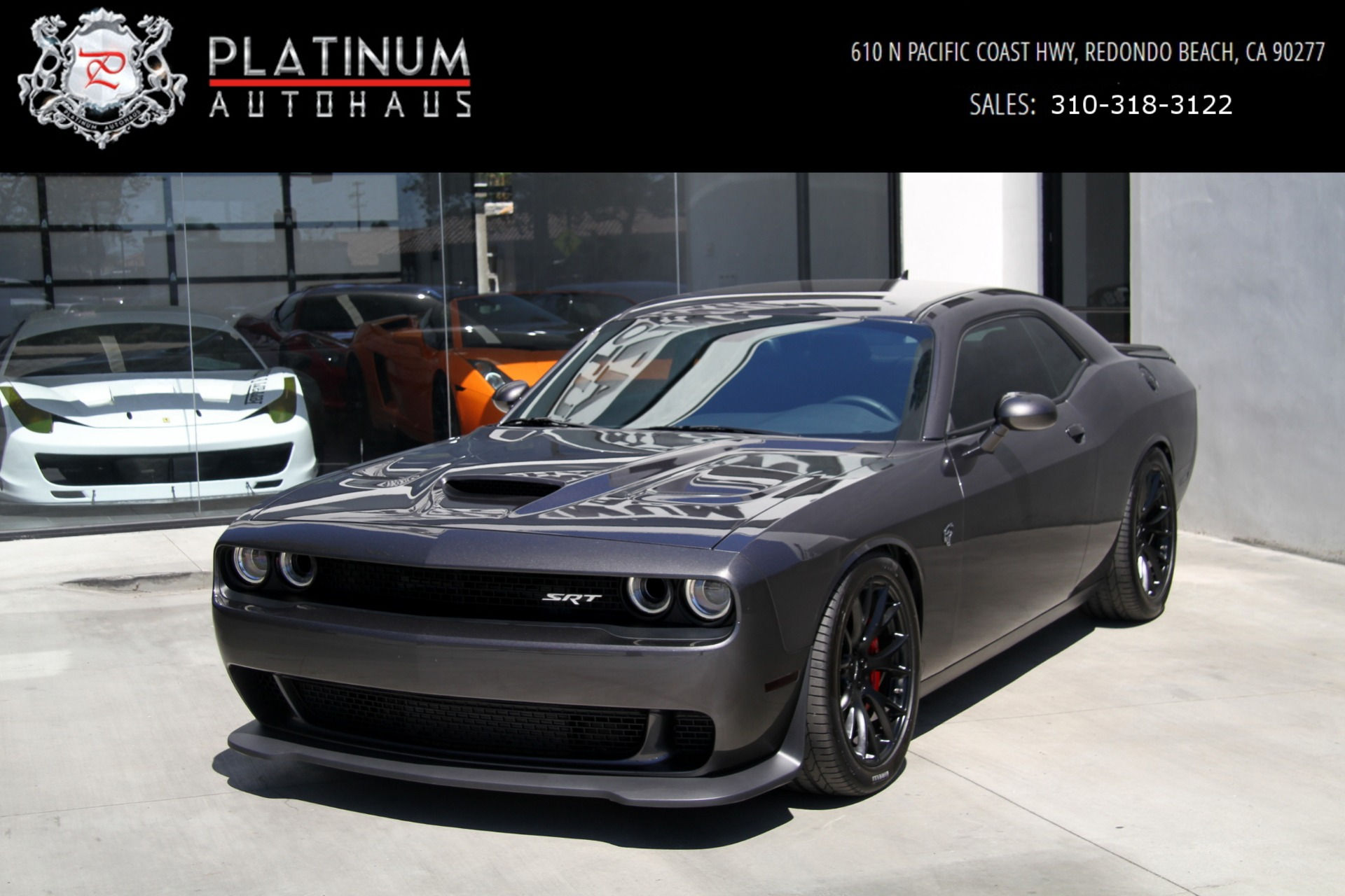 Wallpaper #84950 2018 Dodge Challenger Srt Demon Black Satin Hood Only 594 Miles Bone