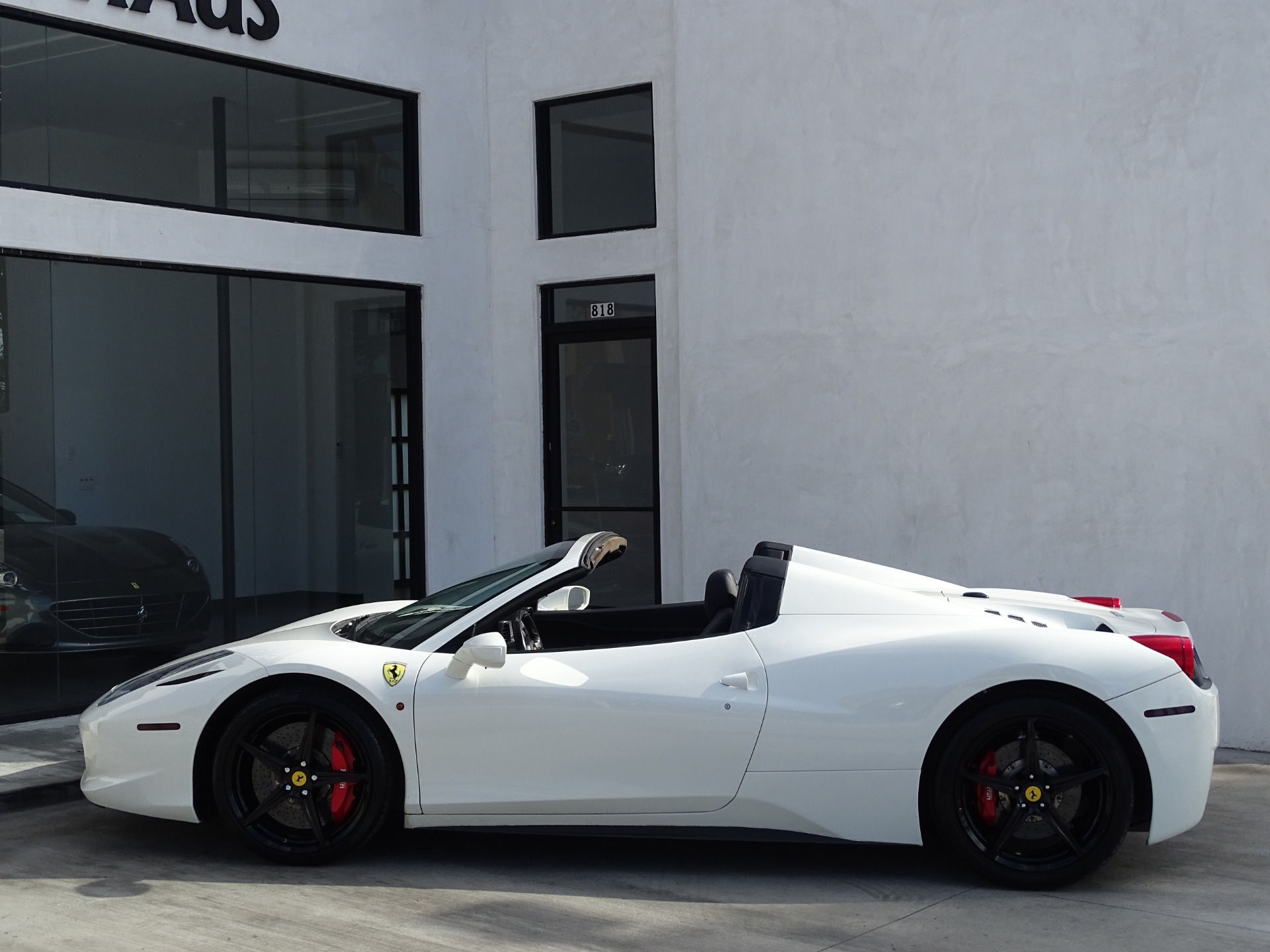 Wallpaper #12fVCZMBSpphPi3-ZtEz67 Ferrari 458 White Convertible