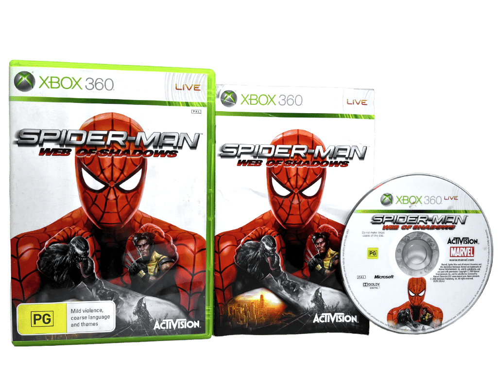 Wallpaper #Yf8xaZMB3lSXT3zUsOWj44 Spider Man Web of Shadows Xbox 360 Complete Appleby Games