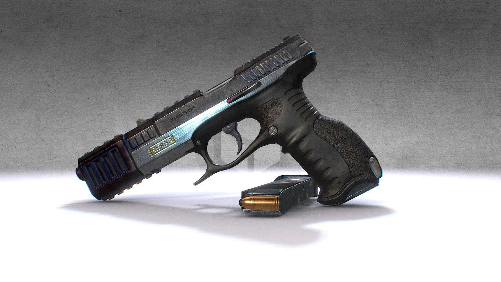 Wallpaper #Qmc2_5IBSpphPi3-FaJe348 Gun Gs Cyberpunk Pistol Fallout4 Mod Mod
